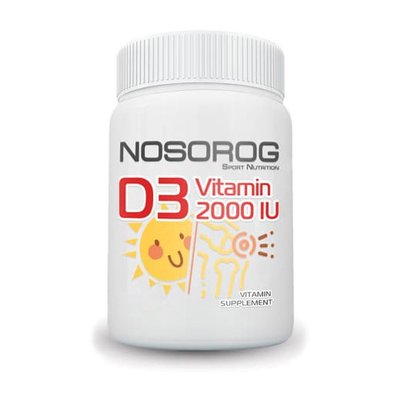 Вітамін Д3 (Vitamin D3) 2000 МО, NOSOROG, 100 табл 11289-01 фото