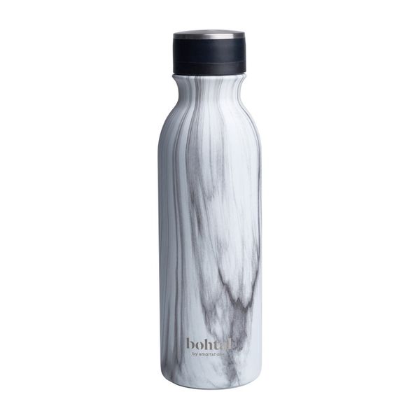 Бутылка для воды SmartShake Bohtal Insulated Flask White Marble, 600 мл 21280-01 фото