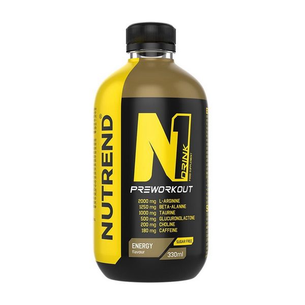 Предтренировочный комплекс Nutrend (N1Drink Preworkout), 330 мл, Энергия 21813-02 фото