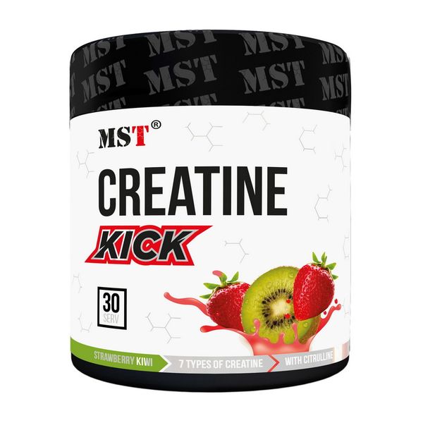 Креатиновый комплекс (Creatine Kick) MST в порошке, 300 г, Кислое зеленое яблоко 20228-03 фото