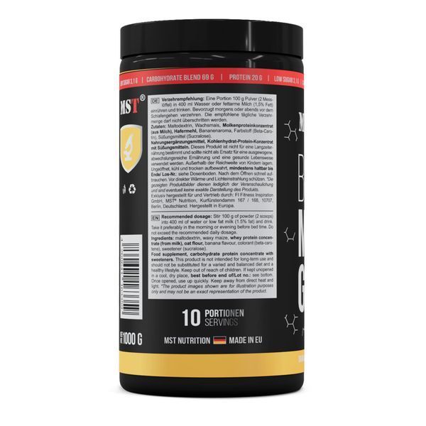 Гейнер MST Best Mass Gainer 1000 г, Банан