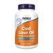 Риб'ячий жир з печінки тріски (Cod Liver Oil) 1000 мг, Now Foods, 180 м'яких капсул
