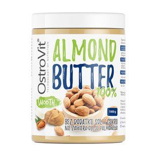 Миндальная паста OstroVit (100% Almond Butter Smooth), 1000 г