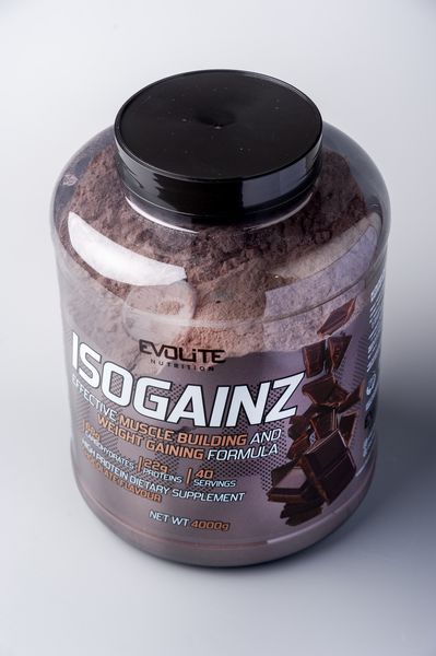 Гейнер Evolite Nutrition Iso Gainz 4000 г, Карамельный макиато 22172-02 фото