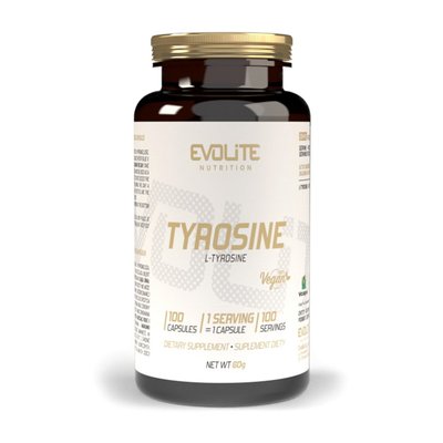 Тирозин Evolite Nutrition (Tyrosine) 100 веган капсул 22248-01 фото