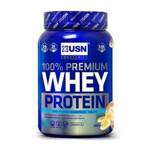 Сироватковий протеїн USN Whey Protein Premium 908 г, Банановий крем