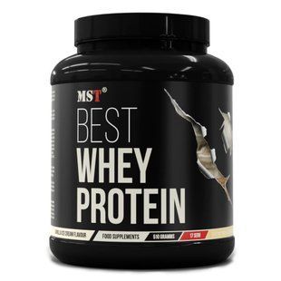 Сироватковий протеїн + Ензими MST (Best Whey Protein + Enzyme) 510 г, Ванільне морозиво