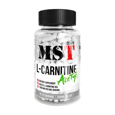 L-Карнітин ацетил MST (L-Carnitine Acetyl), 90 капсул 11302-01 фото