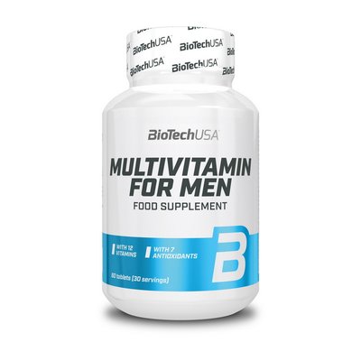 Мультивітаміни для чоловіків (Multivitamin for Men), BioTech, 60 табл 01111-01 фото