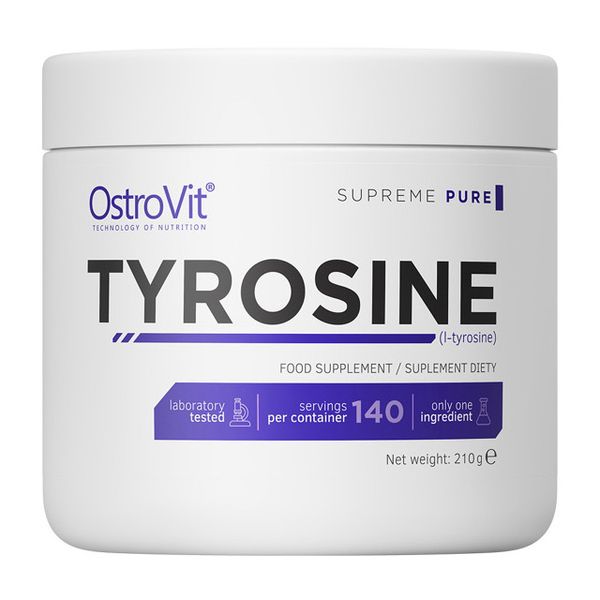 Тирозин OstroVit (100% Tyrosine) 210 г, Чистый 09074-01 фото