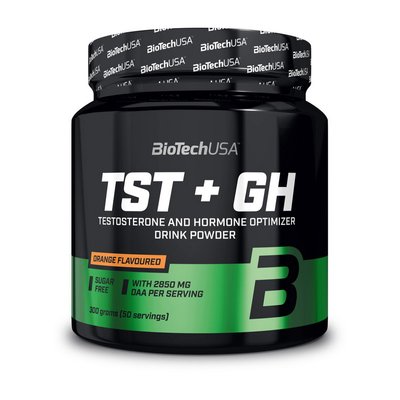 Стимулятор тестостерон и Гормона роста BioTech (TST+ GH), 300 г, Апельсин 09222-02 фото