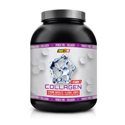 Колаген та Вітамін C (Collagen + Vitamin C), Power Pro, 310 г, Апельсин 20686-02 фото