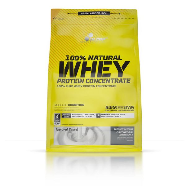 Сывороточный протеин концентрат OLIMP 100% Natural Whey Protein Concentrate 700 г, Природный 00361-01 фото