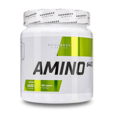 Амінокислотний комплекс Progress Nutrition (Amino 6400) 300 табл 21854-01 фото