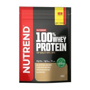 Сироватковий протеїн Nutrend 100% Whey Protein 400 г, Шоколад какао