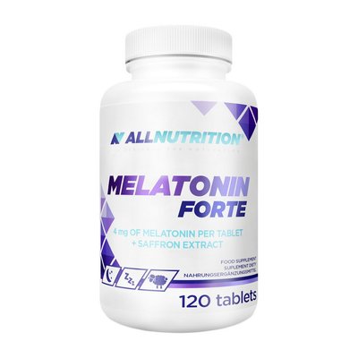 Мелатонін (Melatonin Forte) 4 мг, All Nutrition, 120 табл. 21430-01 фото