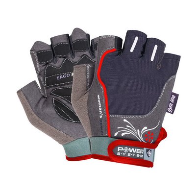 Рукавички для фітнесу жіночі Power System Womans Power Gloves Black 2570BK, XS 22065-01 фото