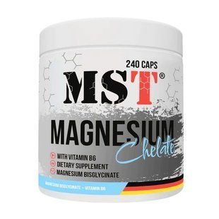 Магній Хелат (Magnesium Chelate), MST, 240 капсул