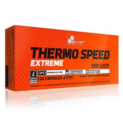 Жироспалювач комплексний Olimp (Thermo Speed Extreme), 120 капсул 00201-01 фото