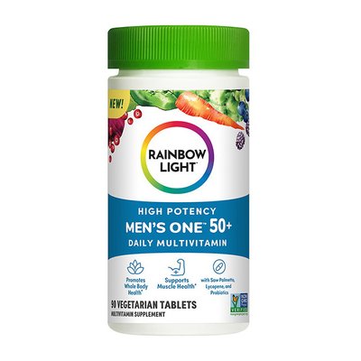 Мультивітаміни для чоловіків віком від 50 років (Men's One 50+), Rainbow Light, 90 веган табл 22316-01 фото