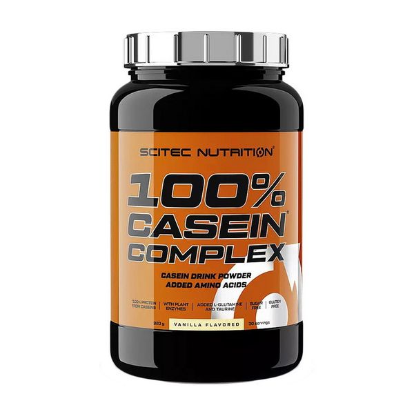 Казеин Scitec Nutrition 100% Casein Complex 920 г, Ваниль 00459-04 фото