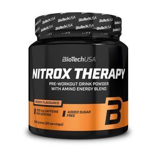 Предтренировочный комплекс BioTech (Nitrox Therapy), 340 г, Синий виноград