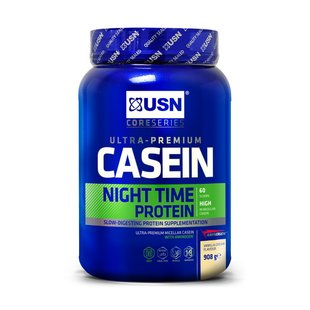 Мицеллярный казеиновый протеин USN Ultra-Premium Casein 908 г, Ванильный крем 06588-02 фото