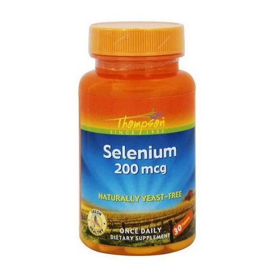 Селен (Selenium) 200 мкг, Thompson, 30 веган капсул 21529-01 фото