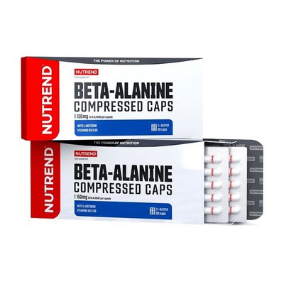 Бета-Аланін Nutrend (Beta-Alanine Compressed Caps) 90 капсул 22036-01 фото