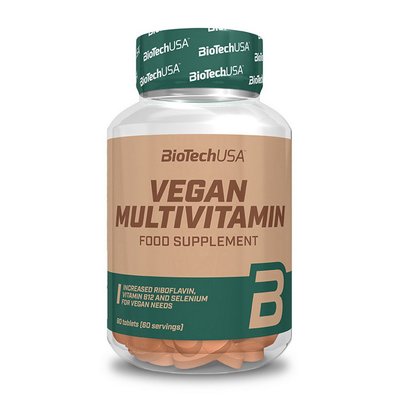 Вітаміни та Мінерали для Веганів (Vegan Multivitamin), BioTech, 60 табл 20131-01 фото