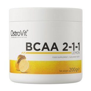 Аминокислоты BCAA 2-1-1 OstroVit 200 г, Апельсин
