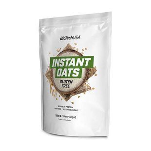 Розчинна вівсянка BioTech Instant Oats Instant Oats Gluten Free 1000 г, Шоколад