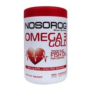 Рыбий жир Омега 3 (Omega 3 Gold), NOSOROG, 500 капсул