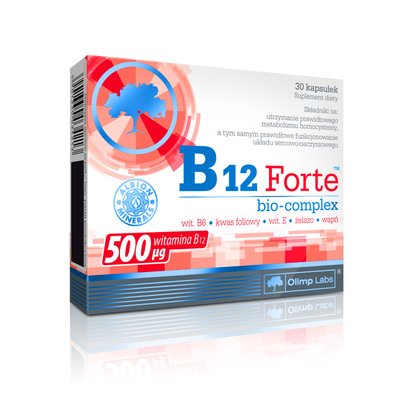 Вітамін Б12 (B12 Forte bio-complex), Olimp, 30 капсул 06055-01 фото