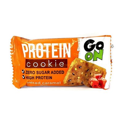 Протеїнове печиво GoOn Nutrition (Protein Cookie), 50 г, Солона карамель 20606-01 фото