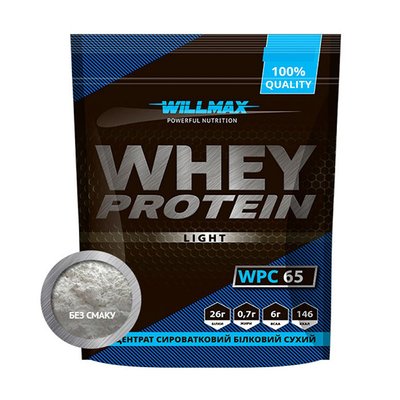 Сироватковий протеїн Willmax Whey Protein 65 1000 г, Несмачно 10567-01 фото