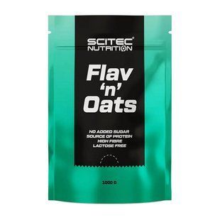 Розчинна вівсянка Scitec Nutrition Flav & Oats 1000 г, Полуниця