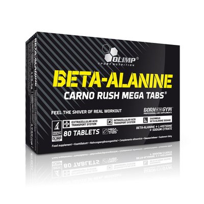 Бета-Аланін Olimp (Beta-Alanine Carno Rush) 80 табл 05417-01 фото
