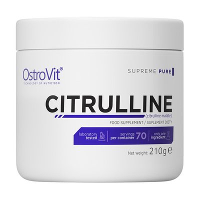 Цитрулін OstroVit (Citrulline) 210 г, Чистий 08424-01 фото