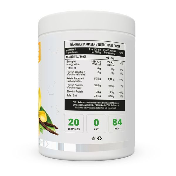 Яєчний протеїн MST Egg White Protein 500 г, Ваніль