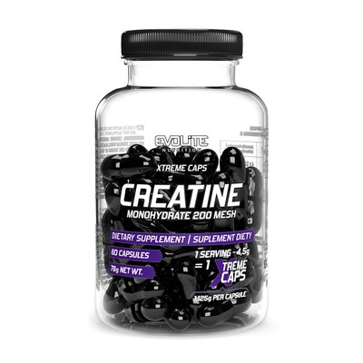 Креатин Моногідрат (Creatine Monohydrate Xtreme) Evolite Nutrition, 60 капсул 22174-01 фото