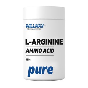 Л-Аргинин Willmax (L-Arginine) 350 г, Чистый 20708-01 фото