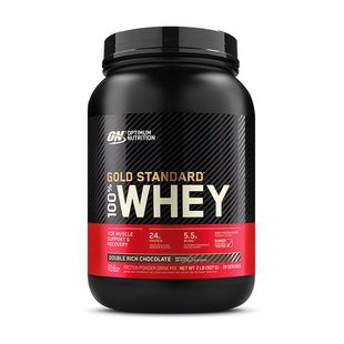 Сывороточный протеин концентрат Optimum Nutrition 100% Whey Protein 899 г, Клубника и сливки 00114-28 фото