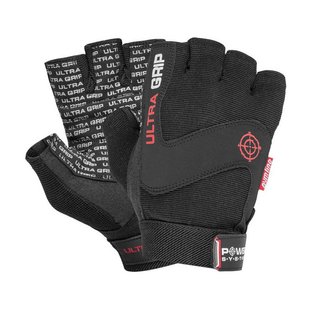 Перчатки для фитнеса Power System Ultra Grip Gloves Black 2400BK, XL 20913-05 фото