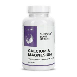 Кальций и магний (Calcium & Magnesium), Progress Nutrition, 90 табл