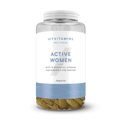 Вітаміни та мінерали для жінок Active Woman, MyProtein, 120 табл 09013-01 фото