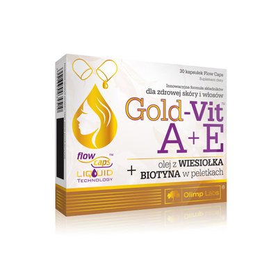 Вітаміни А та Е (Gold-Vit A+E), Olimp, 30 капсул 08070-02 фото