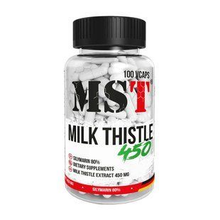 Расторопшая пятнистая (Milk Thistle) 450 мг, MST, 100 капсул