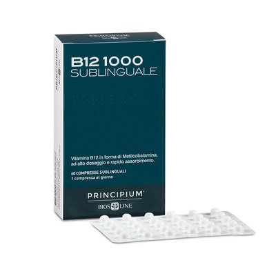 Вітамін Б12 метилкобаламін (B12 1000 Sublingual), Bios Line, 1000 капсул 21630-01 фото