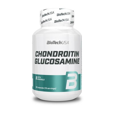 Хондроїтин Глюкозамін (Chondroitin Glucosamine), BioTech, 60 капсул 05436-01 фото